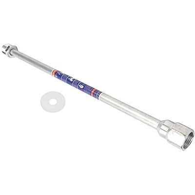 Hililand Varilla de extensión de punta de pistola de pulverización de pintura sin aire, varilla de extensión de pulverizador universal con anillo de sellado(38cm) Hililand Varilla de extensión de punta de pistola de pulverización de pintura sin aire, varilla de extensión de pulverizador universal con anillo de sellado(38cm)
