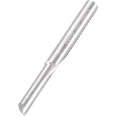 Trend Cortador de una sola flauta para ABS/PVC, vástago de 1/4 pulgada, diámetro de corte de 6,3 mm y longitud de corte de 25 mm, carburo sólido, Trend Cortador de una sola flauta para ABS/PVC, vástago de 1/4 pulgada, diámetro de corte de 6,3 mm y longitud de corte de 25 mm, carburo sólido,