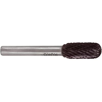 Ruko Fresas metal duro TiCN forma C WRC Semiesférica (12 x 65 mm) Ruko Fresas metal duro TiCN forma C WRC Semiesférica (12 x 65 mm)