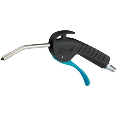 Hazet Pistola de soplado , 100 mm de longitud, boquilla curva, 6 bar de presión de trabajo, empuñadura ergonómica, eliminación rápida de virutas u otros objetos extraños, bajo nivel de ruido Hazet Pistola de soplado , 100 mm de longitud, boquilla curva, 6 bar de presión de trabajo, empuñadura ergonómica, eliminación rápida de virutas u otros objetos extraños, bajo nivel de ruido