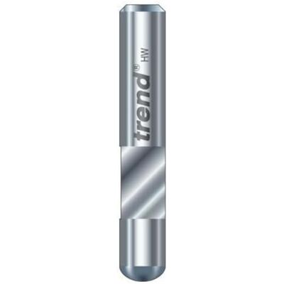 Trend Recortadora Profesional, 90 Grados, Vástago de 1/4 Pulgada, Diámetro de Corte de 6.3mm y Longitud de Corte de 10mm, Carburo Sólido, Trend Recortadora Profesional, 90 Grados, Vástago de 1/4 Pulgada, Diámetro de Corte de 6.3mm y Longitud de Corte de 10mm, Carburo Sólido,
