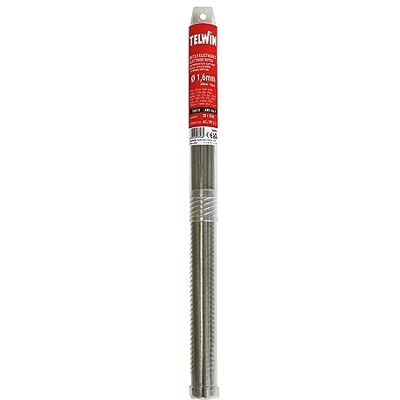 Telwin Electrodos rutiles en acero para soldar, 15 piezas, D. 1.6 mm Telwin Electrodos rutiles en acero para soldar, 15 piezas, D. 1.6 mm