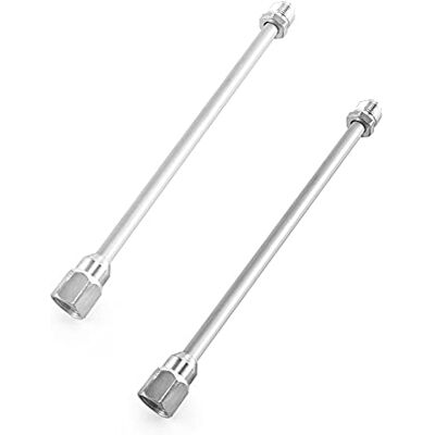 QWORK 30cm Airless Pintura Rociador Pistola Punta Varilla De Extensión, Tubo de extensión para Pistola de pulverización, 2 Piezas QWORK 30cm Airless Pintura Rociador Pistola Punta Varilla De Extensión, Tubo de extensión para Pistola de pulverización, 2 Piezas