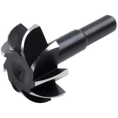 wolfcraft Fresa de media gargantilla WS I I Fresas WS de acero para herramientas para fresar sobre madera blanda y dura. wolfcraft Fresa de media gargantilla WS I I Fresas WS de acero para herramientas para fresar sobre madera blanda y dura.