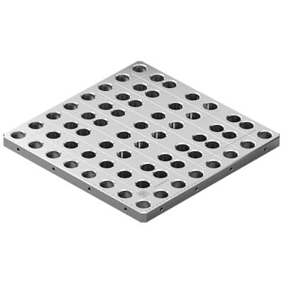 Fein Placa de soldadura VersaMAG 28 L, 400 x 400 mm con diámetro de perforación de Ø 28 mm de acero. La placa de soldadura de acero endurecido convierte el VersaMAG L en una mesa de soldadura compacta Fein Placa de soldadura VersaMAG 28 L, 400 x 400 mm con diámetro de perforación de Ø 28 mm de acero. La placa de soldadura de acero endurecido convierte el VersaMAG L en una mesa de soldadura compacta