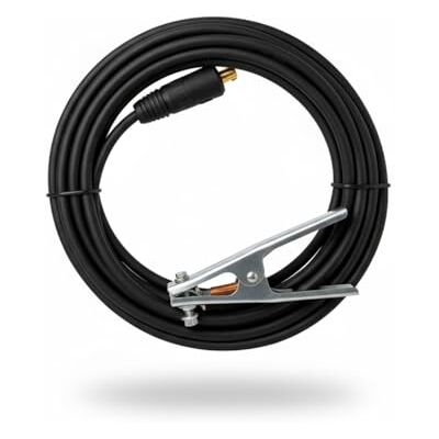 Solter Conjunto de Masa 5 m Ø25 mm² Pinza de chapa Profesional con Conector Dinse 35-50 – Accesorio Soldadura MMA para Conexión Segura y Alto Rendimiento Solter Conjunto de Masa 5 m Ø25 mm² Pinza de chapa Profesional con Conector Dinse 35-50 – Accesorio Soldadura MMA para Conexión Segura y Alto Rendimiento