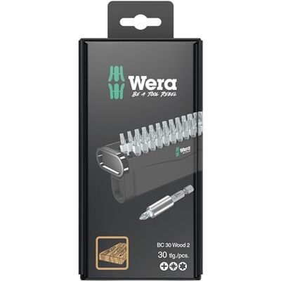 Wera Bit-Check 30 Wood 2 SB, 30 piezas Wera Bit-Check 30 Wood 2 SB, 30 piezas