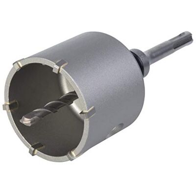 wolfcraft Corona de perforación con broca de carburo y adaptador SDS-Plus I I Para instalaciones sanitarias y eléctricas en hormigón, paredes de ladrillo y piedra; profundidad de corte: 46 mm wolfcraft Corona de perforación con broca de carburo y adaptador SDS-Plus I I Para instalaciones sanitarias y eléctricas en hormigón, paredes de ladrillo y piedra; profundidad de corte: 46 mm