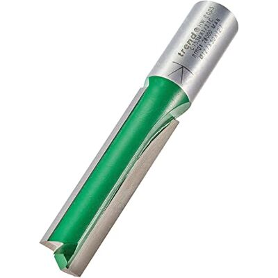 Trend CraftPro Cortador de Fresadora Recto de Dos Flautas, Mango de 1/2 Pulgada, Diámetro de Corte de 12.7mm y Longitud de Corte de 50mm, metal duro (TCT), Trend CraftPro Cortador de Fresadora Recto de Dos Flautas, Mango de 1/2 Pulgada, Diámetro de Corte de 12.7mm y Longitud de Corte de 50mm, metal duro (TCT),
