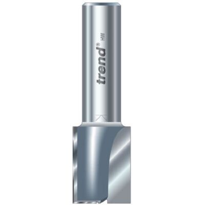 Trend Broca profesional recta de dos flautas, vástago de 1/2 pulgada, diámetro de corte de 15,9 mm, longitud de corte de 37 mm, punta central de inmersión TCT, 4/21 x 1/2 TC Trend Broca profesional recta de dos flautas, vástago de 1/2 pulgada, diámetro de corte de 15,9 mm, longitud de corte de 37 mm, punta central de inmersión TCT, 4/21 x 1/2 TC