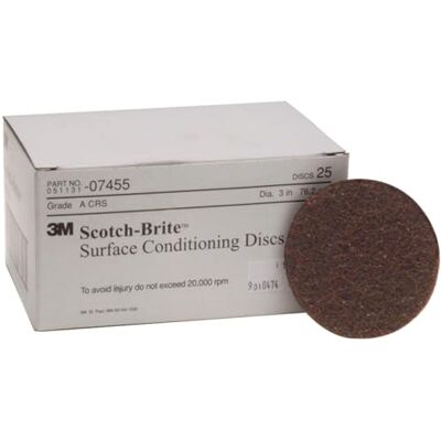3M Scotch-Brite Disco Acondicionador Superficie, 5" x NH A CRS, 50 por caja 3M Scotch-Brite Disco Acondicionador Superficie, 5" x NH A CRS, 50 por caja
