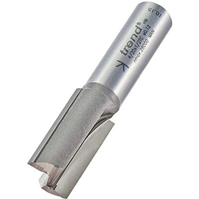 Trend Profesional Cortador de Fresadora Recto de Dos Flautas, Mango de 1/2 Pulgada, Diámetro de Corte de 15.9mm, metal duro (TCT), Trend Profesional Cortador de Fresadora Recto de Dos Flautas, Mango de 1/2 Pulgada, Diámetro de Corte de 15.9mm, metal duro (TCT),