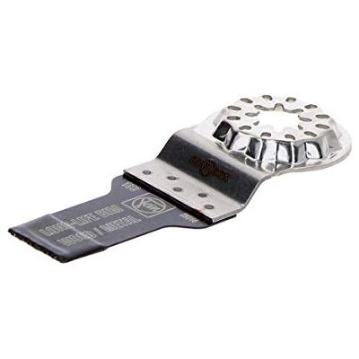 Fein E-Cut Long Life, Set de 10 hojas de sierra, 65x50 mm, Alojamiento Starlock SL, Bimetal dentado de madera trabado para todos los materiales derivados de la madera, placa de cartón-yeso y plástico Fein E-Cut Long Life, Set de 10 hojas de sierra, 65x50 mm, Alojamiento Starlock SL, Bimetal dentado de madera trabado para todos los materiales derivados de la madera, placa de cartón-yeso y plástico