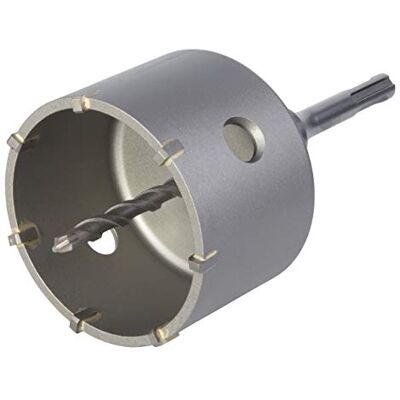 wolfcraft Corona de perforación con broca de carburo y adaptador SDS-Plus I I Para instalaciones sanitarias y eléctricas en hormigón, paredes de ladrillo y piedra; profundidad de corte: 46 mm wolfcraft Corona de perforación con broca de carburo y adaptador SDS-Plus I I Para instalaciones sanitarias y eléctricas en hormigón, paredes de ladrillo y piedra; profundidad de corte: 46 mm