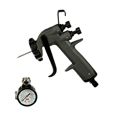 3M Pistola de alto rendimiento y válvula de control de aire, 26832, para aplicaciones de recubrimiento y pintura del sector industrial, Single High-Performance Paint Gun 3M Pistola de alto rendimiento y válvula de control de aire, 26832, para aplicaciones de recubrimiento y pintura del sector industrial, Single High-Performance Paint Gun
