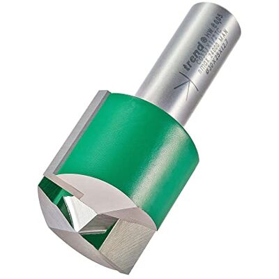 Trend CraftPro Cortador de Fresadora Recto de Dos Flautas, Mango de 1/2 Pulgada, Diámetro de Corte de 30mm y Longitud de Corte de 25mm, metal duro (TCT), Trend CraftPro Cortador de Fresadora Recto de Dos Flautas, Mango de 1/2 Pulgada, Diámetro de Corte de 30mm y Longitud de Corte de 25mm, metal duro (TCT),