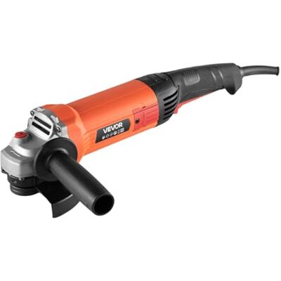 VEVOR Amoladora angular eléctrica, con cable de 2 m, 10 000 RPM, con cubierta antipolvo ajustable, para amolar, cortar y eliminar óxido de metal, compatible con disco 127 mm, 380 x 100 x 75 mm VEVOR Amoladora angular eléctrica, con cable de 2 m, 10 000 RPM, con cubierta antipolvo ajustable, para amolar, cortar y eliminar óxido de metal, compatible con disco 127 mm, 380 x 100 x 75 mm
