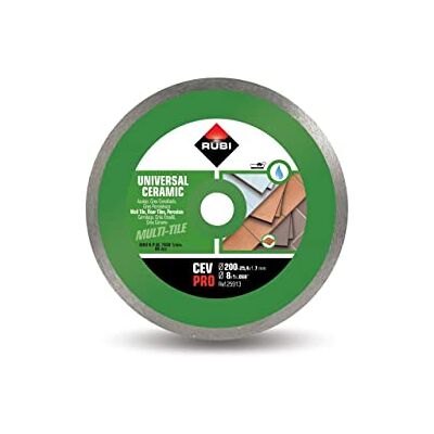 RUBI CEV 200 PRO Disco de diamante general para cerámica continuo (200 mm) RUBI CEV 200 PRO Disco de diamante general para cerámica continuo (200 mm)