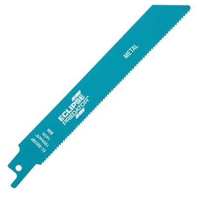 ECLIPSE Professional Tools Predator Bi-Metal 150 mm x Progresiva 14 TPI Hojas de sierra para cortar madera y metal (paquete de 5) ECLIPSE Professional Tools Predator Bi-Metal 150 mm x Progresiva 14 TPI Hojas de sierra para cortar madera y metal (paquete de 5)