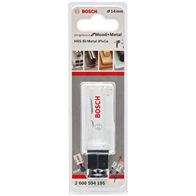Bosch Sierra de corona Professional Progressor for Wood and Metal (para madera y metal, Ø 14 mm, accesorios para taladro) Bosch Sierra de corona Professional Progressor for Wood and Metal (para madera y metal, Ø 14 mm, accesorios para taladro)