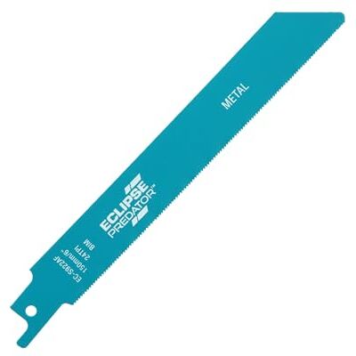 ECLIPSE Professional Tools Cuchillas de sierra alternativa Predator bimetálicas de 150 mm x 24 TPI para cortar metal (paquete de 5) ECLIPSE Professional Tools Cuchillas de sierra alternativa Predator bimetálicas de 150 mm x 24 TPI para cortar metal (paquete de 5)