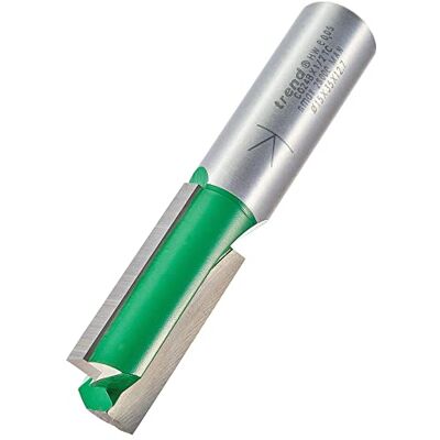 Trend CraftPro Cortador de Fresadora Recto de Doble Filo, Mango de 1/2 Pulgada, Diámetro de Corte de 15mm y Longitud de Corte de 35mm, metal duro (TCT), Trend CraftPro Cortador de Fresadora Recto de Doble Filo, Mango de 1/2 Pulgada, Diámetro de Corte de 15mm y Longitud de Corte de 35mm, metal duro (TCT),