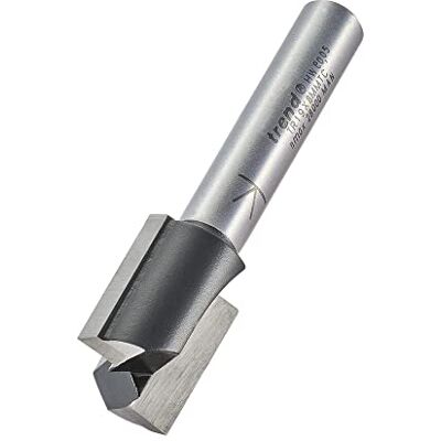 Trend Fresa de doble filo de 15,9 mm de diámetro x 19 mm de corte, Trend Fresa de doble filo de 15,9 mm de diámetro x 19 mm de corte,
