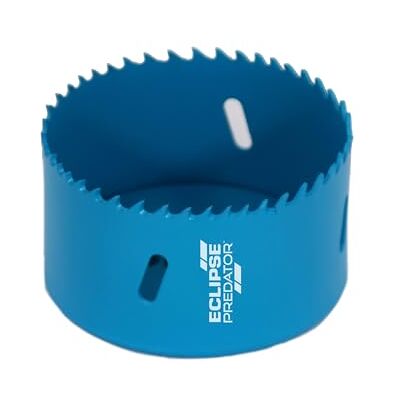 ECLIPSE Professional Tools Perforadora bimetálica Predator de acero de alta velocidad de paso variable de 67 mm ECLIPSE Professional Tools Perforadora bimetálica Predator de acero de alta velocidad de paso variable de 67 mm