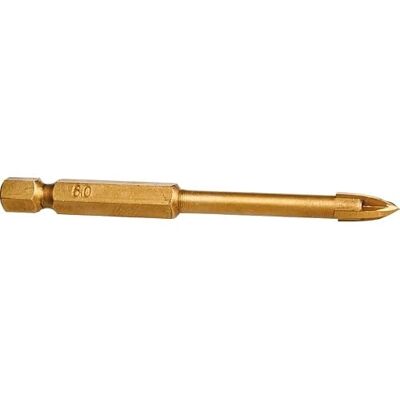 Mecha para vidrio Tivoly - Ø8mm - Cambio rápido, 4 bordes de carburo, Resistente al calor Mecha para vidrio Tivoly - Ø8mm - Cambio rápido, 4 bordes de carburo, Resistente al calor
