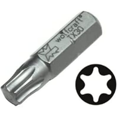 wolfcraft Set de puntas, TORX® (T 10–40), 7 piezas I I 7 puntas Solid de distintos tamaños wolfcraft Set de puntas, TORX® (T 10–40), 7 piezas I I 7 puntas Solid de distintos tamaños
