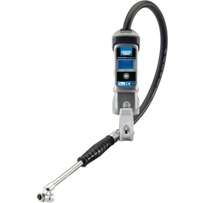Draper Inflador de línea de aire de calibre digital con conectores dobles Draper Inflador de línea de aire de calibre digital con conectores dobles