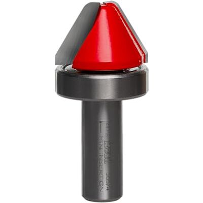 FREUD 20-100 Broca de ranurado en V de 1/4 pulgadas de diámetro de 90 grados con vástago de 1/4 pulgadas, FREUD 20-100 Broca de ranurado en V de 1/4 pulgadas de diámetro de 90 grados con vástago de 1/4 pulgadas,