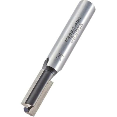 Trend Fresa de doble filo de 8 mm de diámetro x 19 mm de corte, Trend Fresa de doble filo de 8 mm de diámetro x 19 mm de corte,