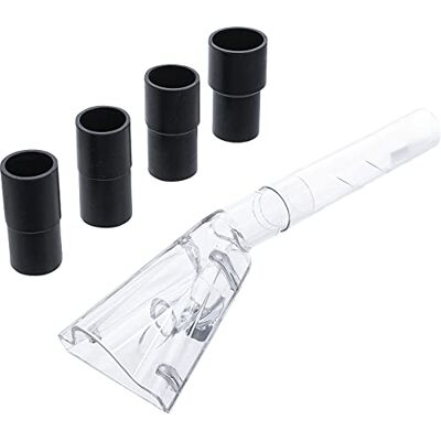 BGS Accesorio de aspiración para pistola de limpieza de aire comprimido grande con 4 adaptadores para 70150 BGS Accesorio de aspiración para pistola de limpieza de aire comprimido grande con 4 adaptadores para 70150