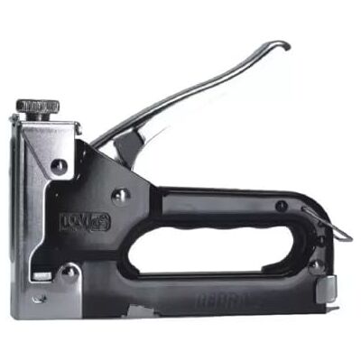 Dedra Grapadora para tapicería , grapadora de tapicería, longitud de grapa 4 – 14 mm, fuerza de impacto ajustable, construcción robusta de metal, trabajo rápido, tipo de grapa: D53 Dedra Grapadora para tapicería , grapadora de tapicería, longitud de grapa 4 – 14 mm, fuerza de impacto ajustable, construcción robusta de metal, trabajo rápido, tipo de grapa: D53