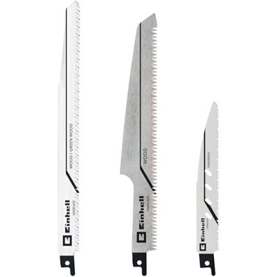 kwb Einhell Juego de 3 hojas de sierra universal (para madera y metal, accesorios para sierras universales o cortadoras de sierra, ideal para dispositivos con batería) kwb Einhell Juego de 3 hojas de sierra universal (para madera y metal, accesorios para sierras universales o cortadoras de sierra, ideal para dispositivos con batería)