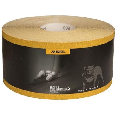 Mirka Rollo de papel abrasivo Gold 115mm x 50m - Papel de lija Mirka Rollo de papel abrasivo Gold 115mm x 50m - Papel de lija