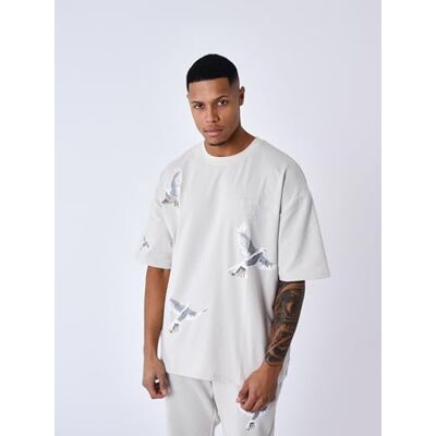 Pro-Ject Tee Shirt Colombes Greige XS Pro-Ject Tee Shirt Colombes Greige XS