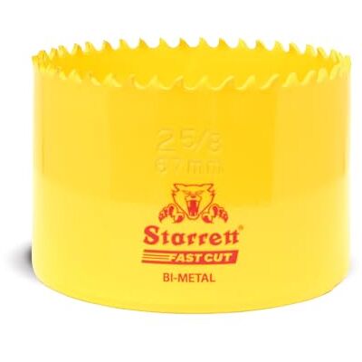 Starrett , corona perforadora Fast Cut, color amarillo, Ø 67 mm – FCH067 Starrett , corona perforadora Fast Cut, color amarillo, Ø 67 mm – FCH067