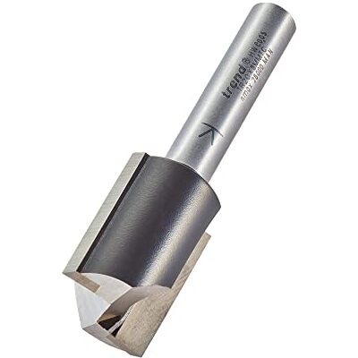 Trend Fresa de doble filo de 19,1 mm de diámetro x 25 mm de corte, Trend Fresa de doble filo de 19,1 mm de diámetro x 25 mm de corte,
