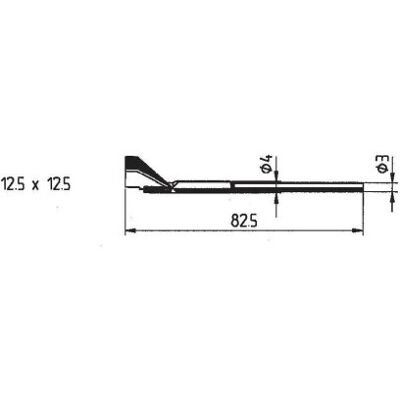 ersa dur Puntas de desoldar para pinzas de desoldar 40 o Chip Tool para PLCC 28 ersa dur Puntas de desoldar para pinzas de desoldar 40 o Chip Tool para PLCC 28