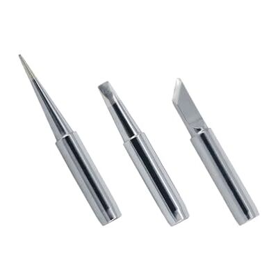 CFH Juego de 3 puntas de soldadura LSS 224 – 0,2 mm, forma de cincel de 3,2 mm, 5 mm, accesorios para estación de soldadura profesional digital LD 222 y soldador eléctrico regulable ER 18 CFH Juego de 3 puntas de soldadura LSS 224 – 0,2 mm, forma de cincel de 3,2 mm, 5 mm, accesorios para estación de soldadura profesional digital LD 222 y soldador eléctrico regulable ER 18