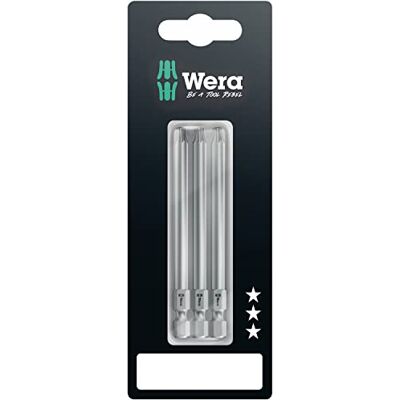 Wera Puntas TORX®, 867/4 Puntas Z SB, TX 25 x 89 mm, 3 piezas Wera Puntas TORX®, 867/4 Puntas Z SB, TX 25 x 89 mm, 3 piezas