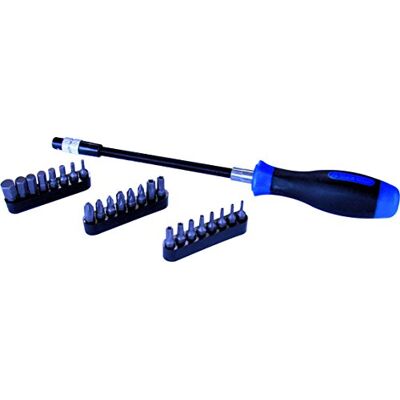 king tony Juego de Destornillador portapuntas Flexible, Lote de 25 king tony Juego de Destornillador portapuntas Flexible, Lote de 25