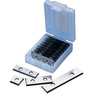 Trend Profesional Rota-Blade, Paquete de 10, 12x12x1.5mm, Cuchillas Rectas con Un Agujero, metal duro (TCT), Trend Profesional Rota-Blade, Paquete de 10, 12x12x1.5mm, Cuchillas Rectas con Un Agujero, metal duro (TCT),