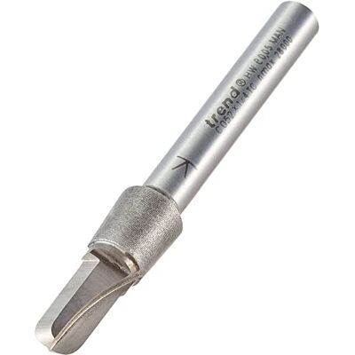 Trend CraftPro Fresa para Router Cavetto, Vástago de 1/4 de pulgada, Radio de 3.2mm y Diámetro de Corte de 6.3mm, metal duro (TCT), Trend CraftPro Fresa para Router Cavetto, Vástago de 1/4 de pulgada, Radio de 3.2mm y Diámetro de Corte de 6.3mm, metal duro (TCT),