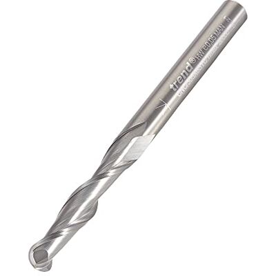 Trend CNC Fresa de Espiral Ascendente de Punta Redonda, Vástago de 6mm, Diámetro de Corte de 6mm y Longitud de Corte de 32mm, Metal Duro Sólido, Trend CNC Fresa de Espiral Ascendente de Punta Redonda, Vástago de 6mm, Diámetro de Corte de 6mm y Longitud de Corte de 32mm, Metal Duro Sólido,