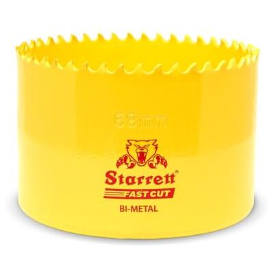 Starrett , corona perforadora Fast Cut, color amarillo, Ø 68 mm – FCH068 Starrett , corona perforadora Fast Cut, color amarillo, Ø 68 mm – FCH068