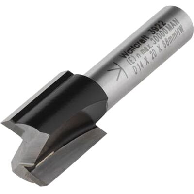 wolfcraft Fresa de ranuras CT I I Para trabajos precisos de fresado con fresadora y motor de fresado estacionario. wolfcraft Fresa de ranuras CT I I Para trabajos precisos de fresado con fresadora y motor de fresado estacionario.