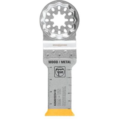 Fein Hoja de sierra E-Cut universal bimetálica con una larga vida útil, hoja de sierra para cortes profundos,5 Unid., Ancho 28 mm, Longitud 55 mm, Alojamiento Starlock, con revestimiento de titanio Fein Hoja de sierra E-Cut universal bimetálica con una larga vida útil, hoja de sierra para cortes profundos,5 Unid., Ancho 28 mm, Longitud 55 mm, Alojamiento Starlock, con revestimiento de titanio